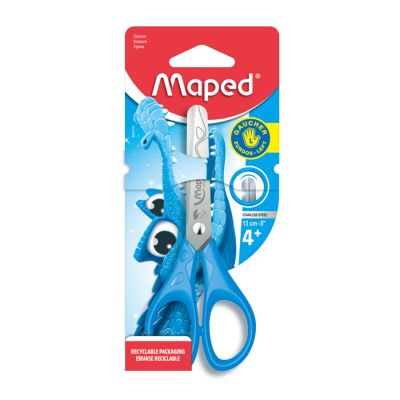 Tesoura Escolar 13cm Canhoto Essentials Pulse Sortido Bls C/1 464310 Maped