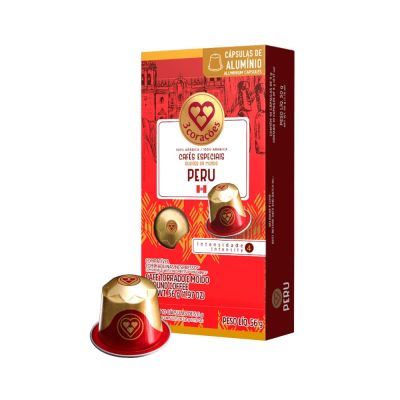 Capsula Cafe Espresso Peru Tres Nespresso 56g C/10 Unidades