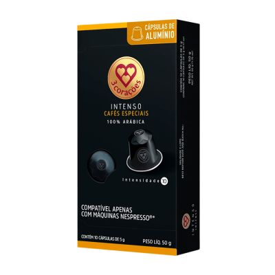 Capsula Cafe Espresso Intenso Tres Nespresso 56g C/10 Unidades