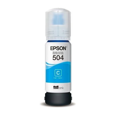 Refil De Tinta Epson T504222 Ciano Original