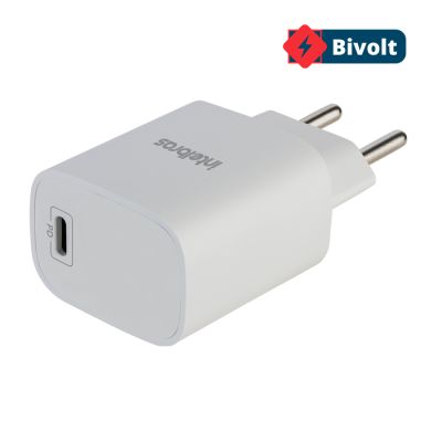 Carregador 1 Porta Ec10 20w Branco Intelbras