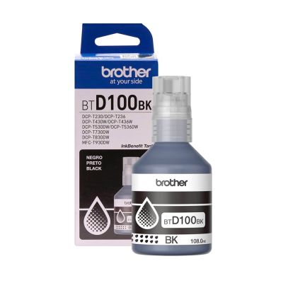Refil De Tinta Brother Btd100bk Preto Original