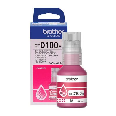 Refil De Tinta Brother Btd100m Magenta Original