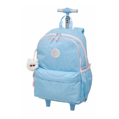 Mochila C/ Carrinho C/ Alcas Pack Me Life Azul 7980576m Pacific
