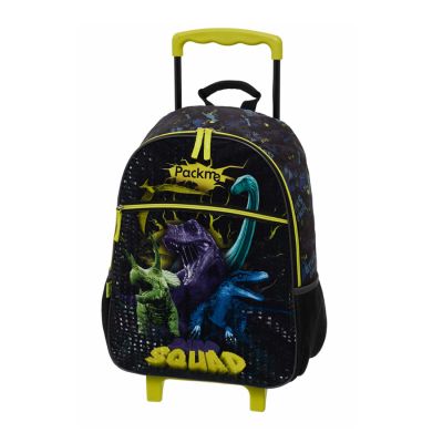 Mochila C/ Carrinho Pack Me Dino Squad Preto 998bb01 Pacific