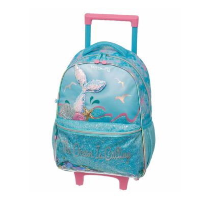 Mochila C/ Carrinho Pack Me Ocean Azul 998bg01 Pacific