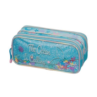 Estojo Escolar Duplo Pack Me Ocean Azul 998bg14 Pacific