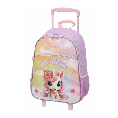 Mochila C/ Carrinho Pack Me Magic Unicorn Lilas 998bm01 Pacific