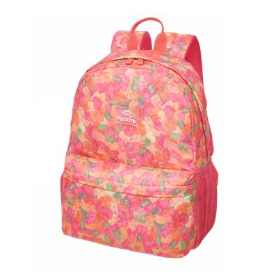 Mochila Costas Pack Me By Fini Full Print Ursinhos Rosa 7981104 Pacific