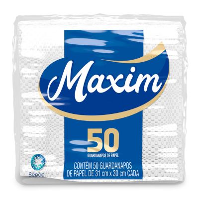 Guardanapo Mesa 31 X 30cm C/50 Maxim