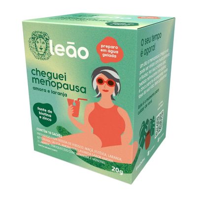 Cha Amora E Laranja Cheguei Menopausa C/10 Saquinhos Leao