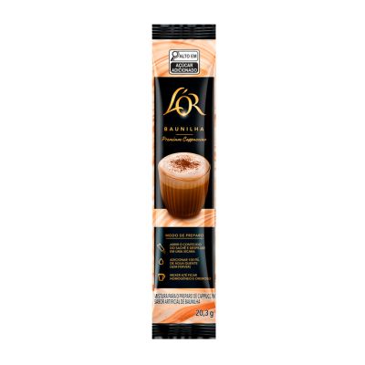 Cappuccino Soluvel Instantaneo Sache Baunilha 20,3g L'or
