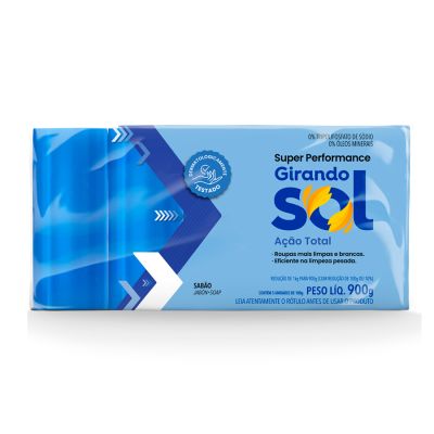 Sabao Em Barra Acao Total Azul C/5un De 180g Girando Sol