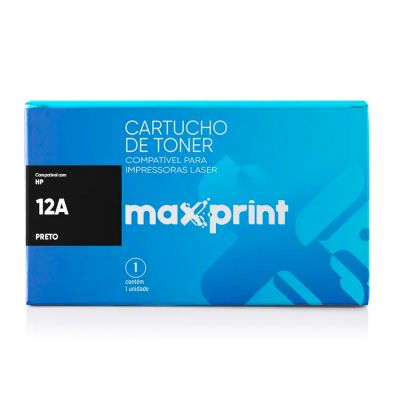 Toner Compativel Hp 12a Q2612a Preto Maxprint