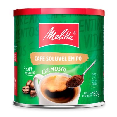 Cafe Soluvel Em Po Lata 150g Melitta