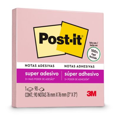 Post-it Sal Rosa 90 Fls 76 X 76mm 3m