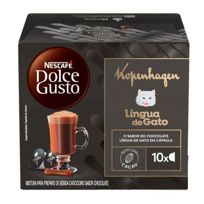 Capsula Kopenhagen Lingua De Gato Dolce Gusto C/10 Unidades