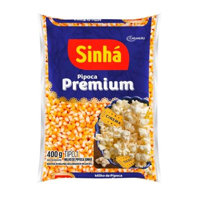 Milho Pipoca Premium 400g Sinha