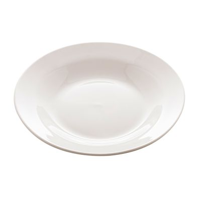 Prato Fundo Porcelana Clean 23cm Branco Lyor