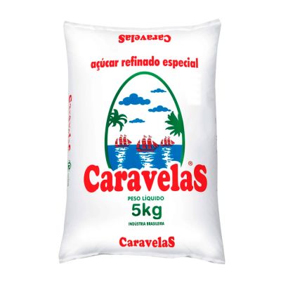 Acucar Refinado 5kg Caravelas