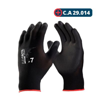 Luva Tricotada Flextactil Preta P Danny (ca 29014)