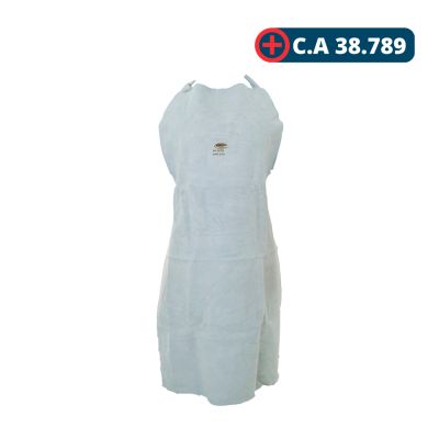 Avental Raspa Longo Branco 120 X 60cm Luveq (ca 38789)