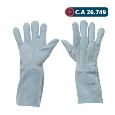 Luva Raspa Punho Longo 30cm Luveq (ca 26749)