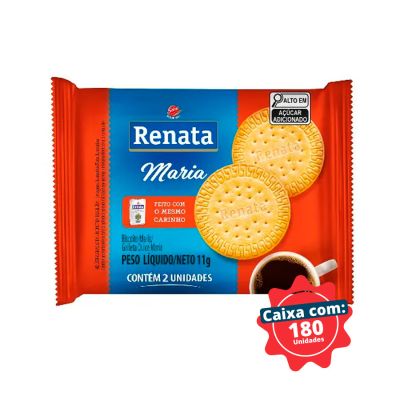 Biscoito Maria Sache 11g 180x2un Renata