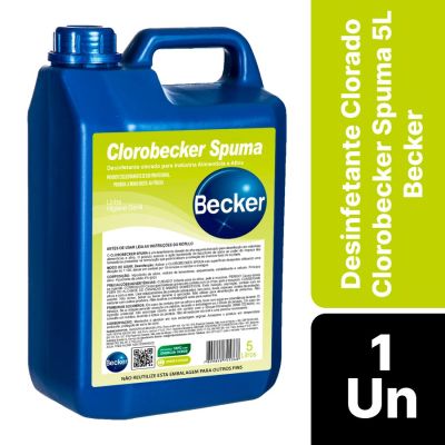 Desinfetante Clorado Clorobecker Spuma 5l Becker Ww