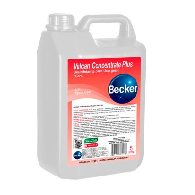 Desinfetante Concentrado Vulcan Concentrate Plus Floral 5l Becker 1843