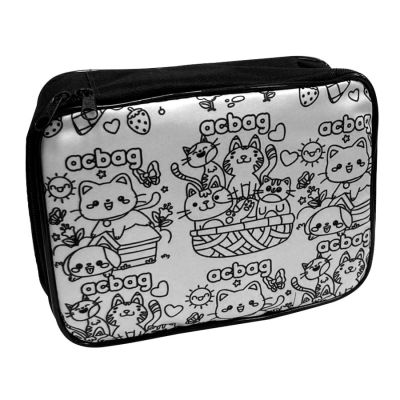 Estojo Escolar Grande C/ Divisoria Bob P100 Ac Bag