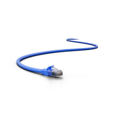 Cabo De Rede Patch Cord Utp Cat5e 4p Azul C/ 1m Intelbras