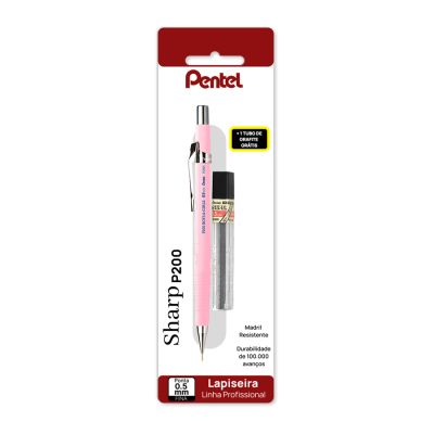 Lapiseira 05 Rosa Claro Boys & Girls P200 Bls C/1 Pentel