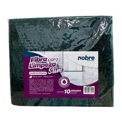 Fibra Limpeza Pesada Verde 98 X 228mm C/10 Nobre