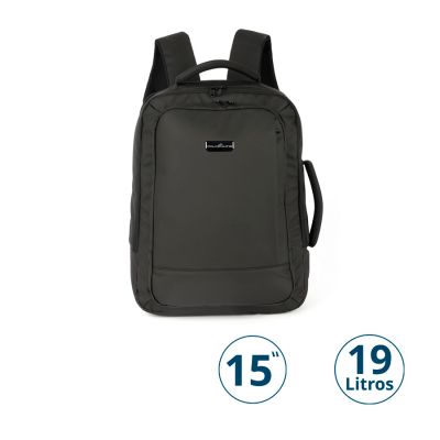 Mochila Notebook Expansivel Preta Mn54116pk Polo King