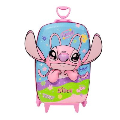 Mochila Infantil C/ Rodas 3d Angel 3857em25 Maxtoy