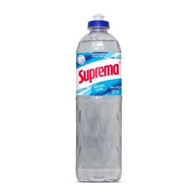 Detergente 500ml Natural Clear Suprema