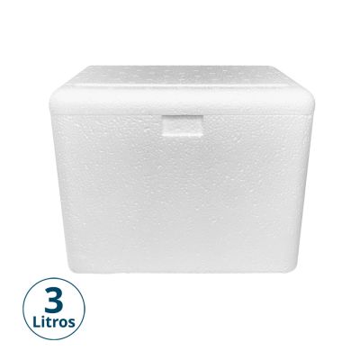 Caixa Termica Isopor Branca 3l Termotecnica