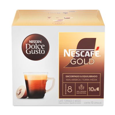 Capsula Cafe Gold Lungo 8 Dolce Gusto C/10 Unidades