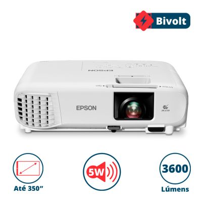 Projetor Multimidia Powerlite E24 3600 Lumens Epson