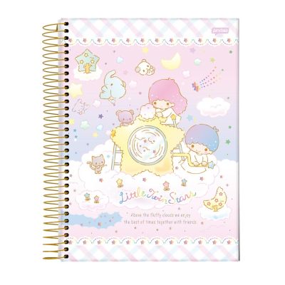 Caderno Universitario Capa Dura 1x1 80fls Hello Kitty E Amigos Jandaia