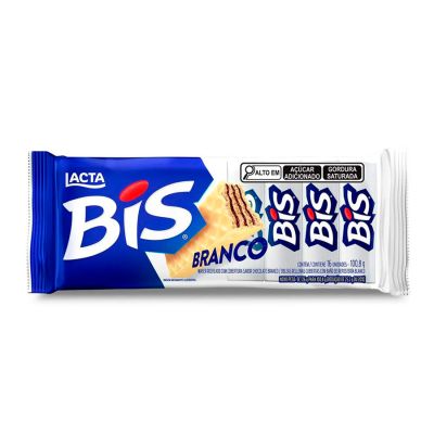 Chocolate Bis Branco Laka 100,8g Lacta