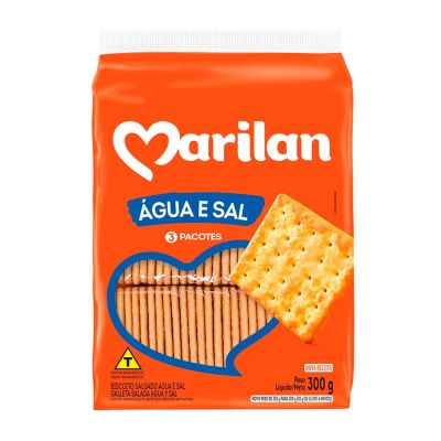 Biscoito Agua E Sal 300g Marilan
