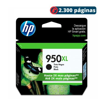 Cartucho De Tinta Hp 950xl - Cn045al Preto 53ml Original