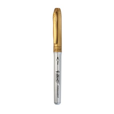 Caneta Marcador Permanente 522223 Dourado Bic