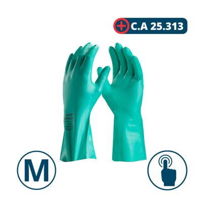 Luva Nitrasolv C/ Forro M Verde Danny (ca 25313)