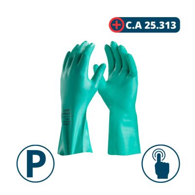 Luva Nitrasolv C/ Forro P Verde Danny (ca 25313)