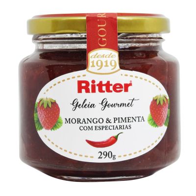 Geleia Gourmet Morango C/ Pimenta 290g Ritter