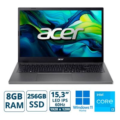 Notebook Acer Aspire Go 15,3 Ips / Intel Core I3-1305u / 8gb/ 256gb Ssd / Win 11 Home