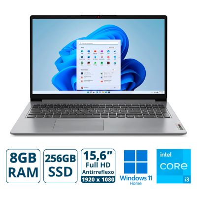 Notebook Lenovo Ideapad 1 15iru7 / 15,6h Hd / Intel Core I3-1315u / 8gb / 256gb Ssd / Win 11 Home